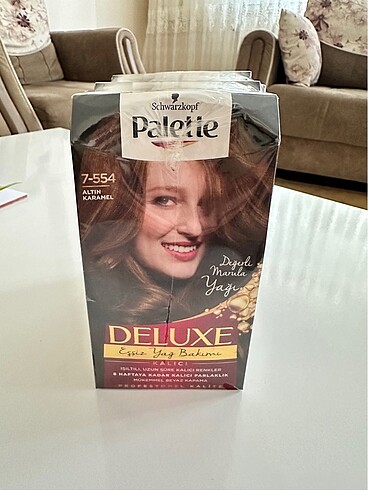 Palette Deluxe saç boyası /Altın Karamel