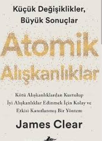 Kitap /atomik alışkanlıklar