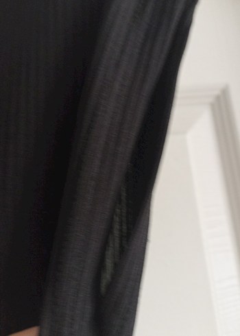 Siyah Uzun Kollu Elbisesi - Görsel 6