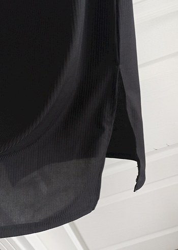 Siyah Uzun Kollu Elbisesi - Görsel 5