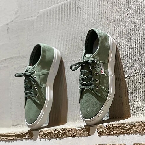 41 Beden yeşil Renk Superga yeni