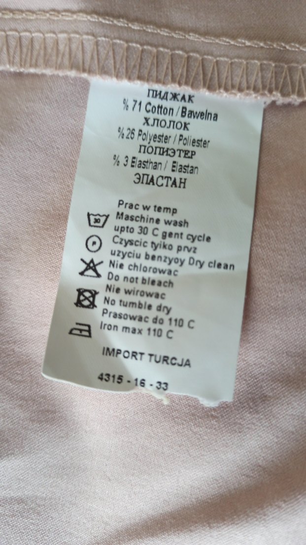 Bej Keten Mini Kadın crop ceket - Görsel 4