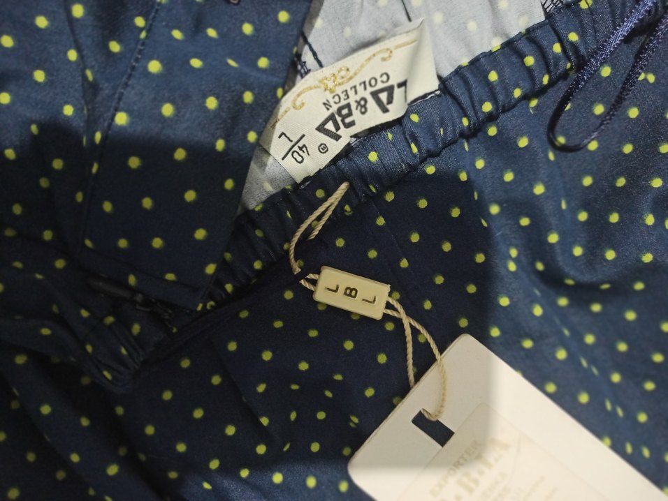 Lacivert Puantiyeli Straplez Midi Elbise - Görsel 5