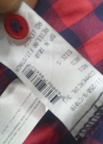 Kadın Kırmızı Kareli Uzun Kollu Gömlek defacto - Görsel 9