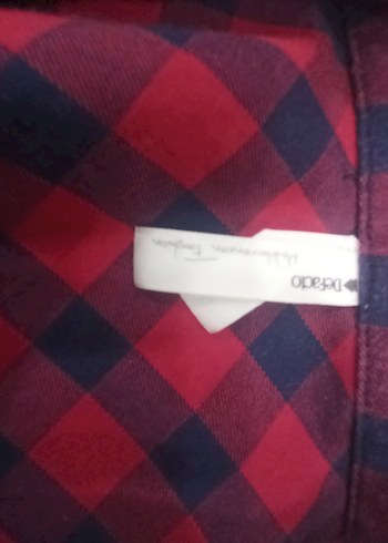 Kadın Kırmızı Kareli Uzun Kollu Gömlek defacto - Görsel 8