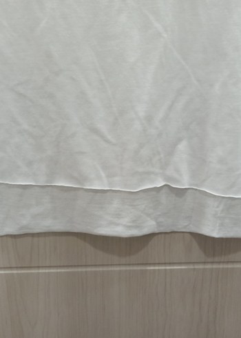 Beyaz Baskılı Kadın Tişört - Görsel 3