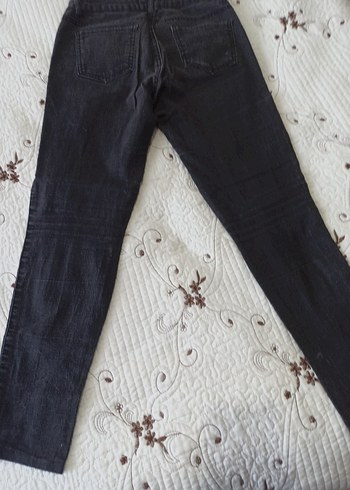 Kadın Gri Normal Kesim Denim Jean - Görsel 4