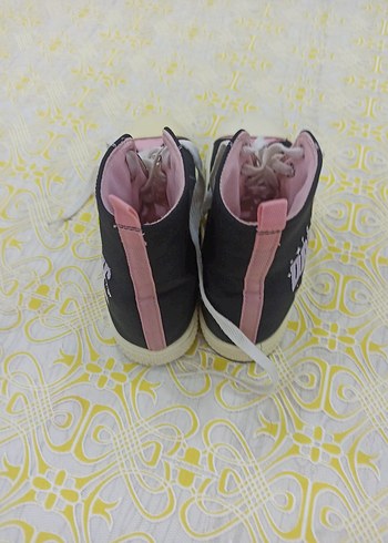 Pembe Bağcıklı Kadın cocuk Spor Ayakkabı - Görsel 3