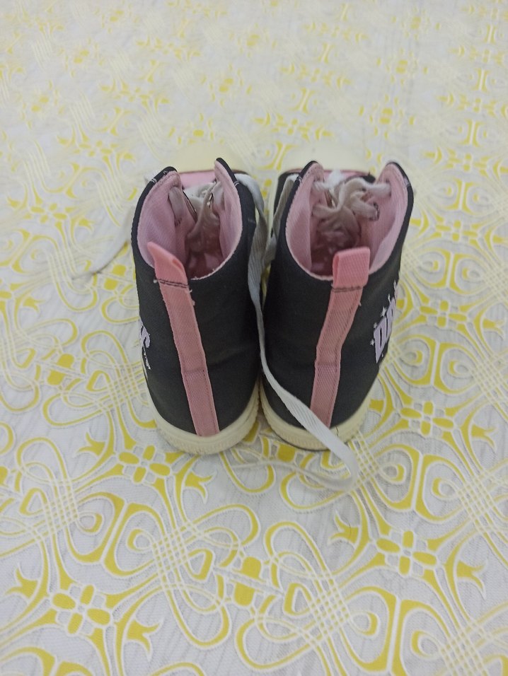 Pembe Bağcıklı Kadın cocuk Spor Ayakkabı - Görsel 3