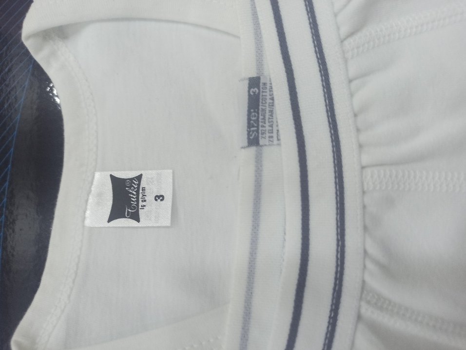 Beyaz Erkek Atlet, İnce ve Rahat - Görsel 2