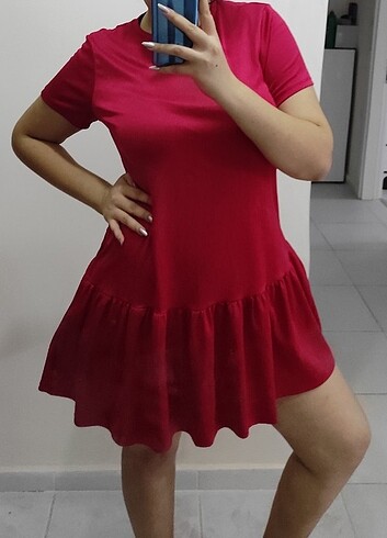 Kırmızı çan elbise
