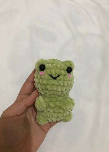 Yeşil Renkli Peluş Kurbağa Oyuncak