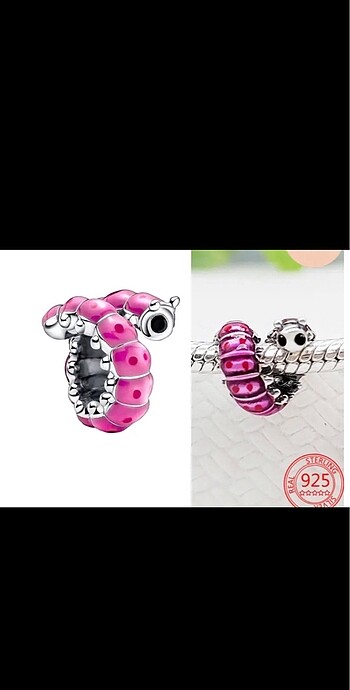 tırtıl charm Pandora
