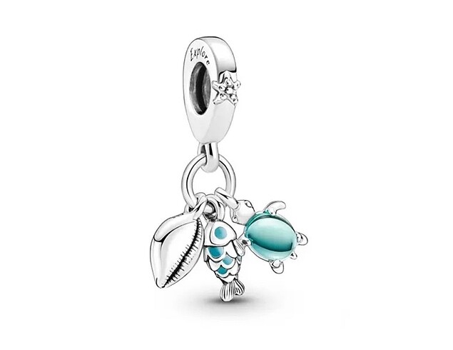 Deniz canlıları 3 lü charm pandora