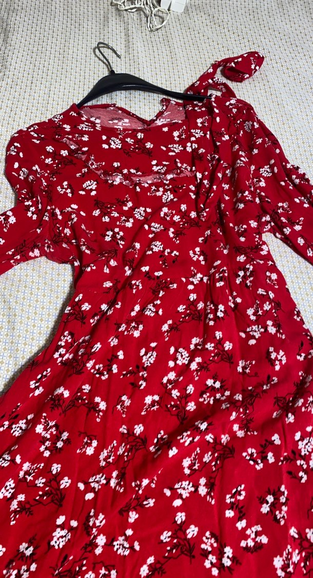 Yeşil Bohem Desenli Hamile Elbisesi - Görsel 5