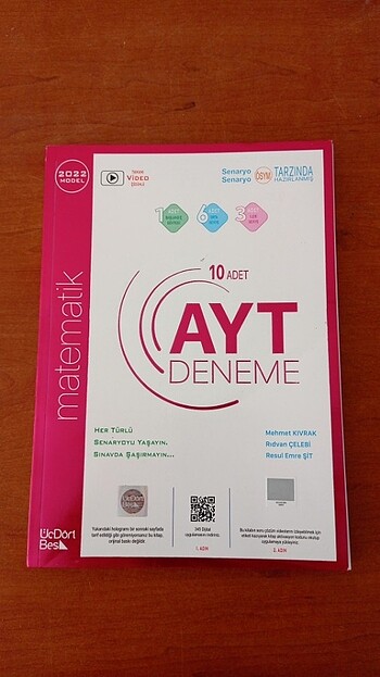 345 ayt matematik 10 lu deneme 2022 basım 