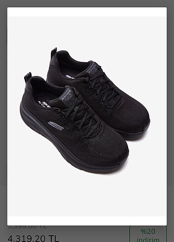 Skechers siyah spor ayakkabı 