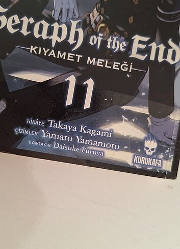 seraph of the end kıyamet meleği 1-11 manga set