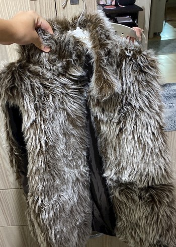 Kürk Detaylı Kadın Streetwear Yelek