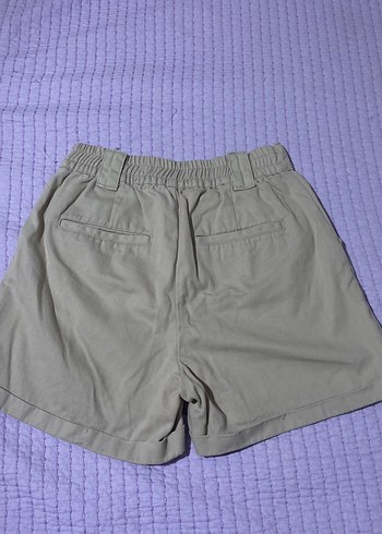 38 Beden camel Renk Bej Kadın Mini Şort