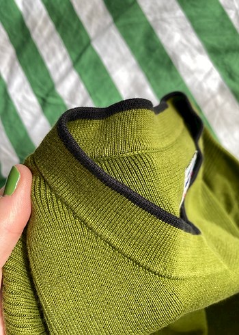 Levis Unisex Yeşil Uzun Kollu Triko Kazak - Görsel 6