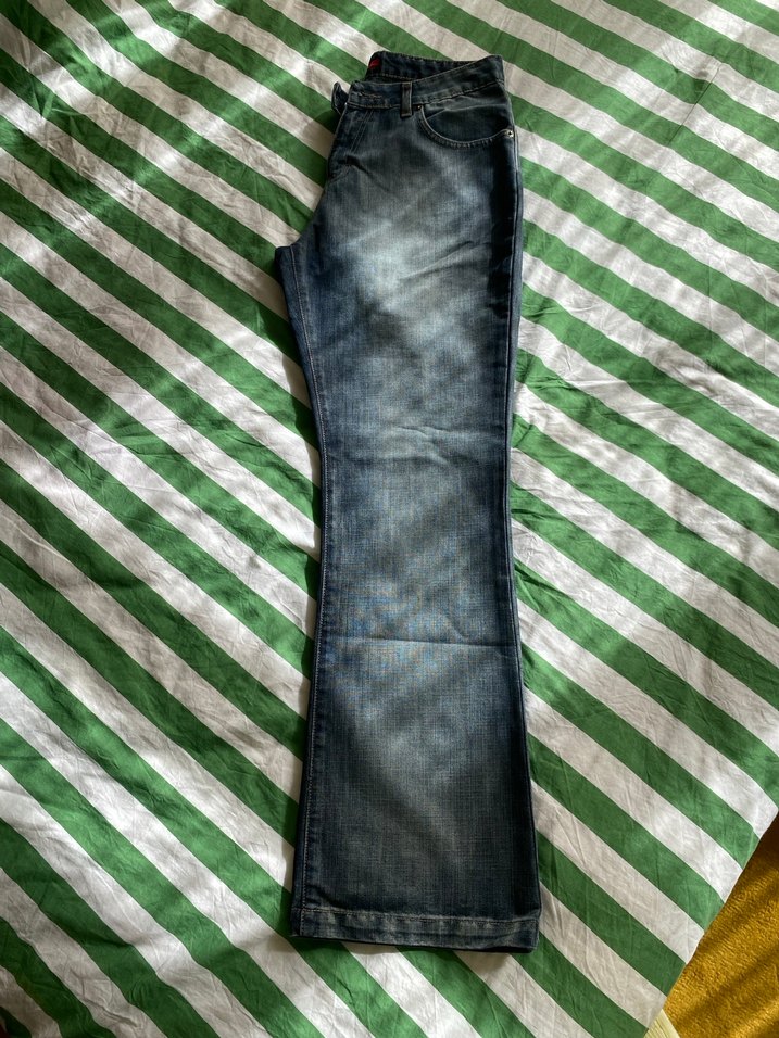 Geniş Kesim Vintage Kadın Kot Pantolon - Görsel 5