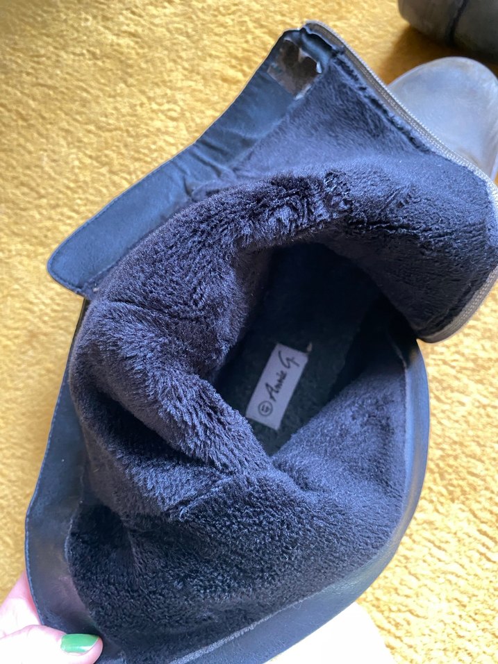 Yeşil Kahverengi Tokalı Biker Kadın Bot - Görsel 4