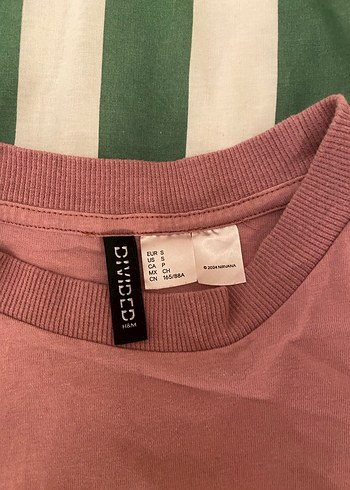 HM Pembe Nirvana Baskılı Kadın Tişört - Görsel 2