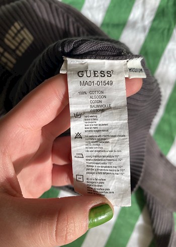 Guess Gri Fitilli Uzun Kollu Kadın Triko - Görsel 5