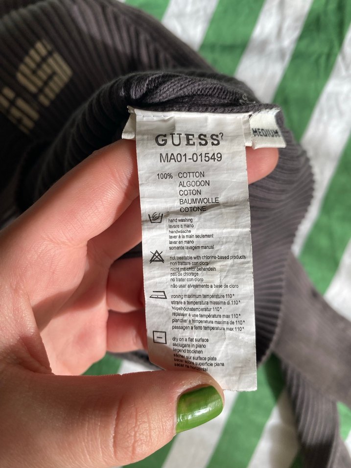 Guess Gri Fitilli Uzun Kollu Kadın Triko - Görsel 5