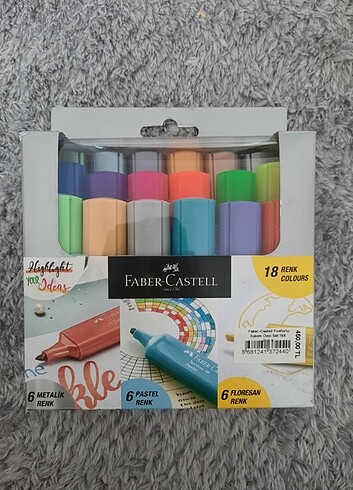 Faber castell 18 li highlight kalem