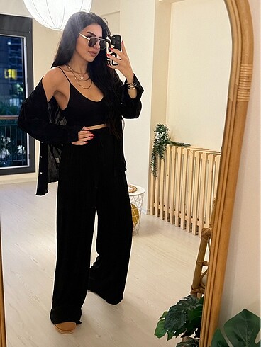 Gömlek pantalon ikili takım