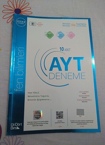 345 ayt fen denemesi