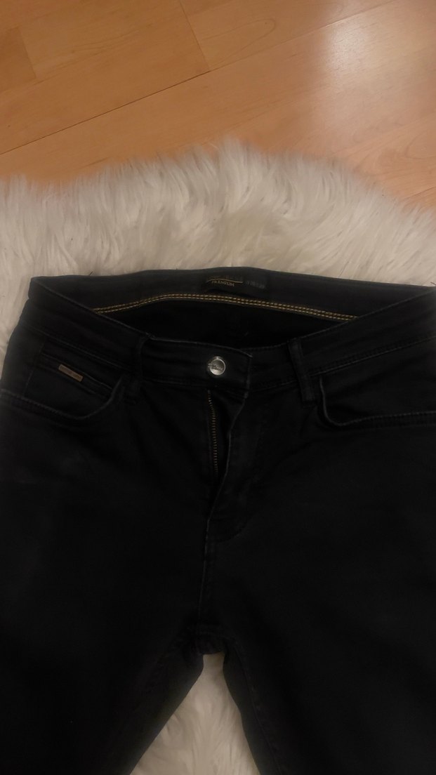 Siyah erkek kot Skinny Pantolon - Görsel 4