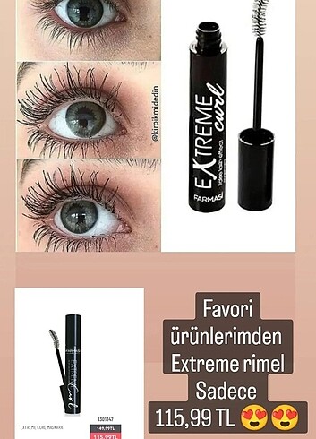 Farmasi Extreme Curl Maskara 