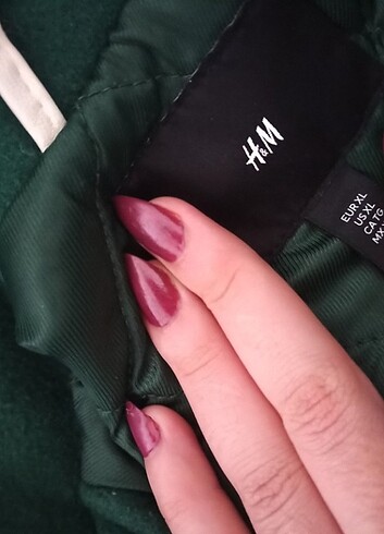 H&M yeşil ceket 
