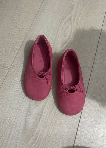 Kız Çocuk Pembe Süet Babet - Görsel 3