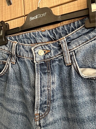 s Beden lacivert Renk Mango mom jean