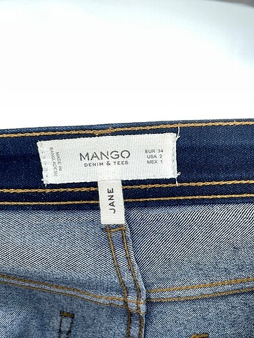 34 Beden çeşitli Renk Mango Jean / Kot %70 İndirimli.