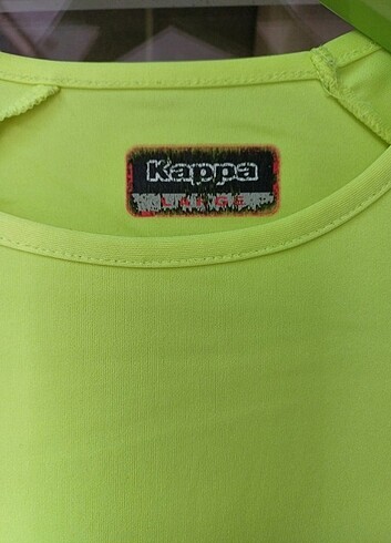 l Beden Kappa neon yeşil tişört 