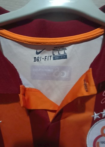 Turuncu Baskılı Düğmeli Spor Tişörtü Galatasaray forması - Görsel 10