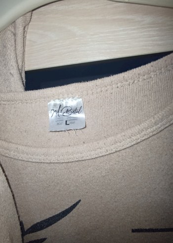 Uzun Kollu Gri Kız Sweatshirt - Görsel 7