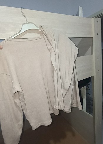 Uzun Kollu Gri Kız Sweatshirt - Görsel 9