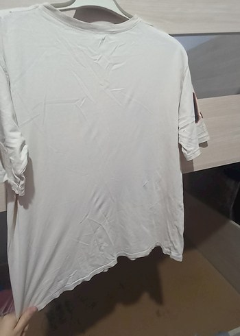 Gri Baskılı Erkek Kısa Kollu Tişört - Görsel 3