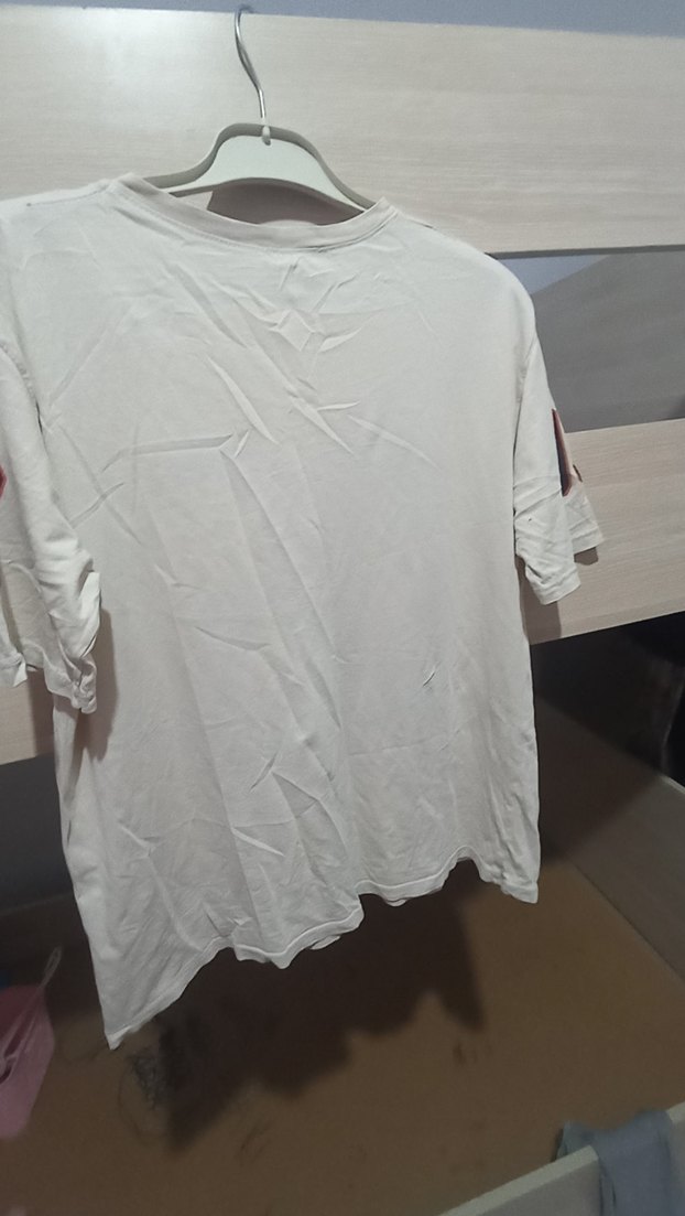 Gri Baskılı Erkek Kısa Kollu Tişört - Görsel 4