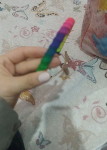 Renkli Batik Desenli Lastikli Çocuk Saç Bandı - Görsel 2