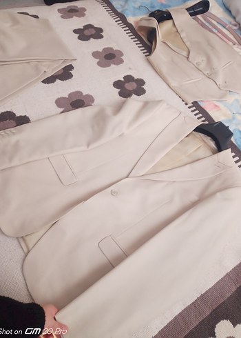 Bej Düğmeli Erkek Yelek - Görsel 10