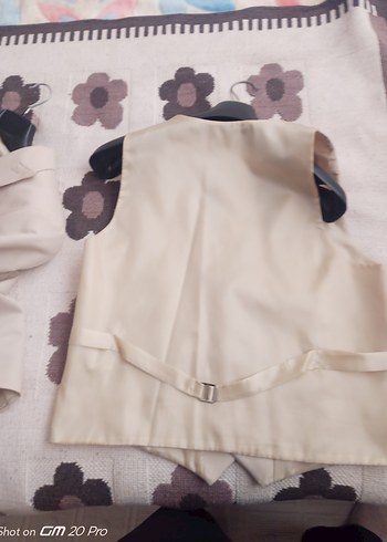 Bej Düğmeli Erkek Yelek - Görsel 9