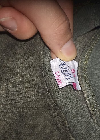 Düğmeli Gri Erkek Sweatshirt - Görsel 2