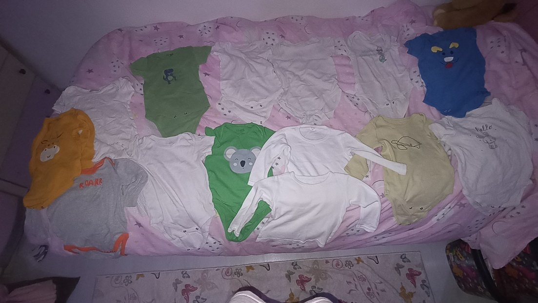 Uzun Kollu Beyaz Bebek Body - Görsel 3